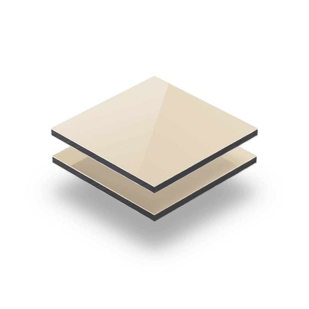 Alupanel ivoor 3 mm RAL 1015