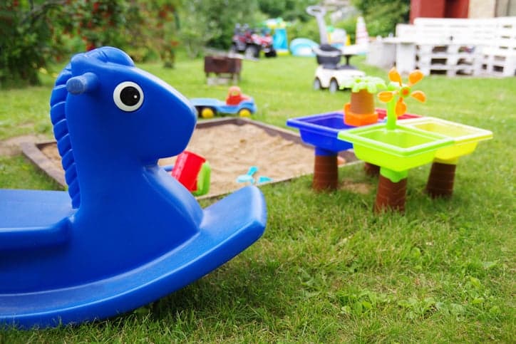 Toys made of HDPE