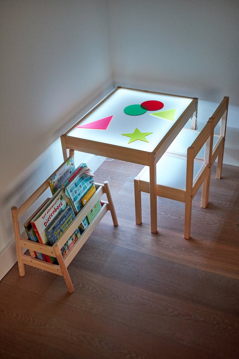 DIY light table portrait white led