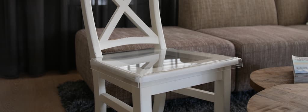 Acrylic chair seat