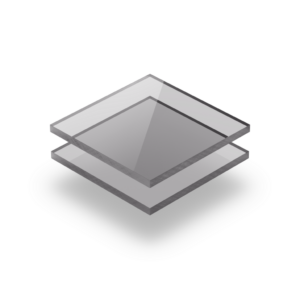 Tinted grey acrylic sheet