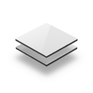 3 mm aluminium composite panel gloss white