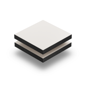 HPL texture sheet 6 mm pure white