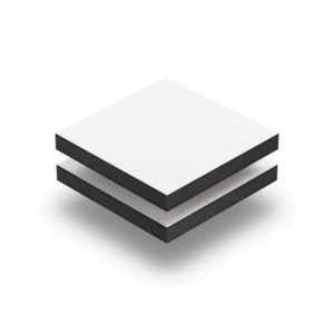 White HPL sheet RAL 9016