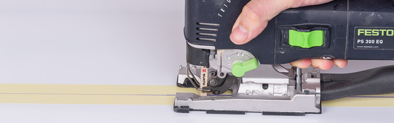 Cutting perspex jigsaw