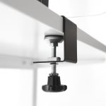 Bracket for perspex with screw clamp