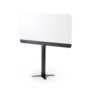 Perspex screen on a base