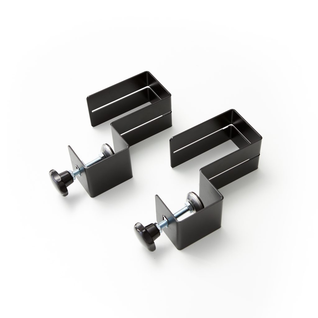 Set of clamps for acrylic sheet