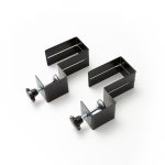 Set of clamps for acrylic sheet