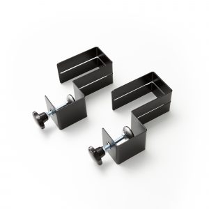 Set of clamps for acrylic sheet
