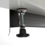 Steel bracket with clamping system
