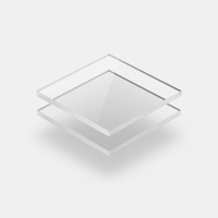 Range of clear acrylic sheets