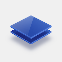 Range of coloured acrylic sheets