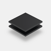Range of matt acrylic sheets