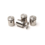Stainless steel panel holders detail