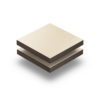 HPL texture sheet 6 mm light ivory RAL 1015