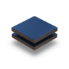HPL texture sheet 6 mm gentian blue RAL 5010