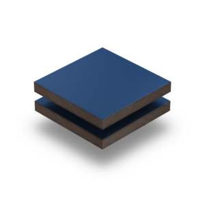 HPL texture sheet 6 mm gentian blue RAL 5010