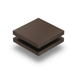 HPL texture sheet 6 mm chocolate brown RAL 8017