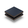 HPL texture sheet 6 mm steel blue RAL 5011