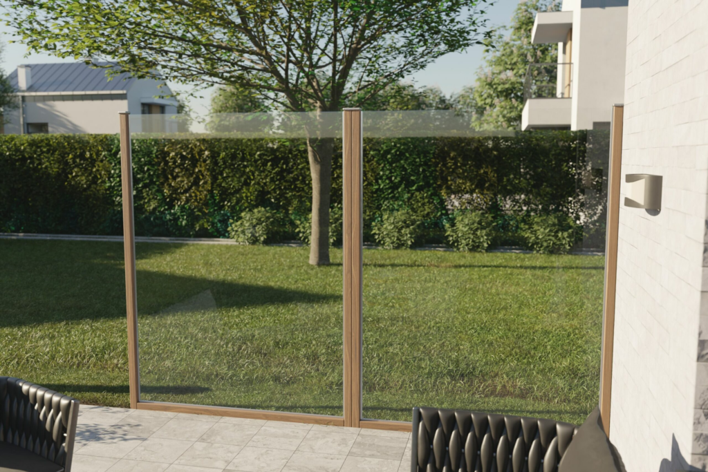 Moveable acrylic windbreak