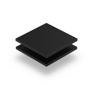 Frosted acrylic sheets black