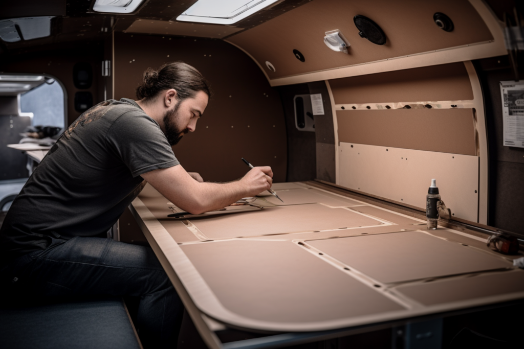 Campervan table top