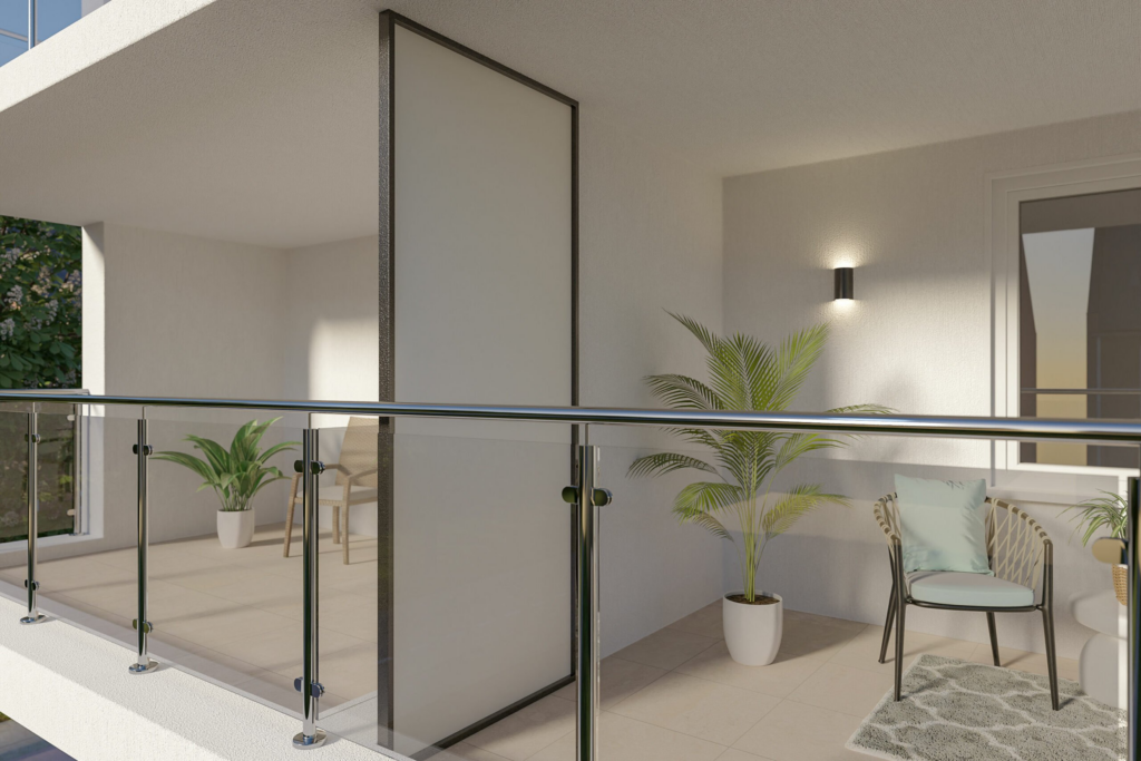 HPL balcony privacy screen