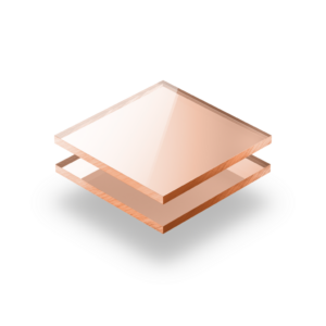 Rose gold acrylic mirror sheet