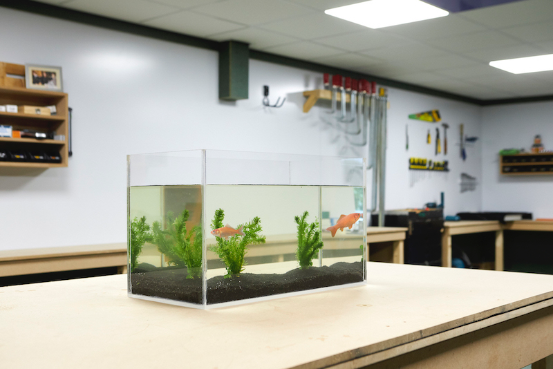 Plastic pet enclosure
