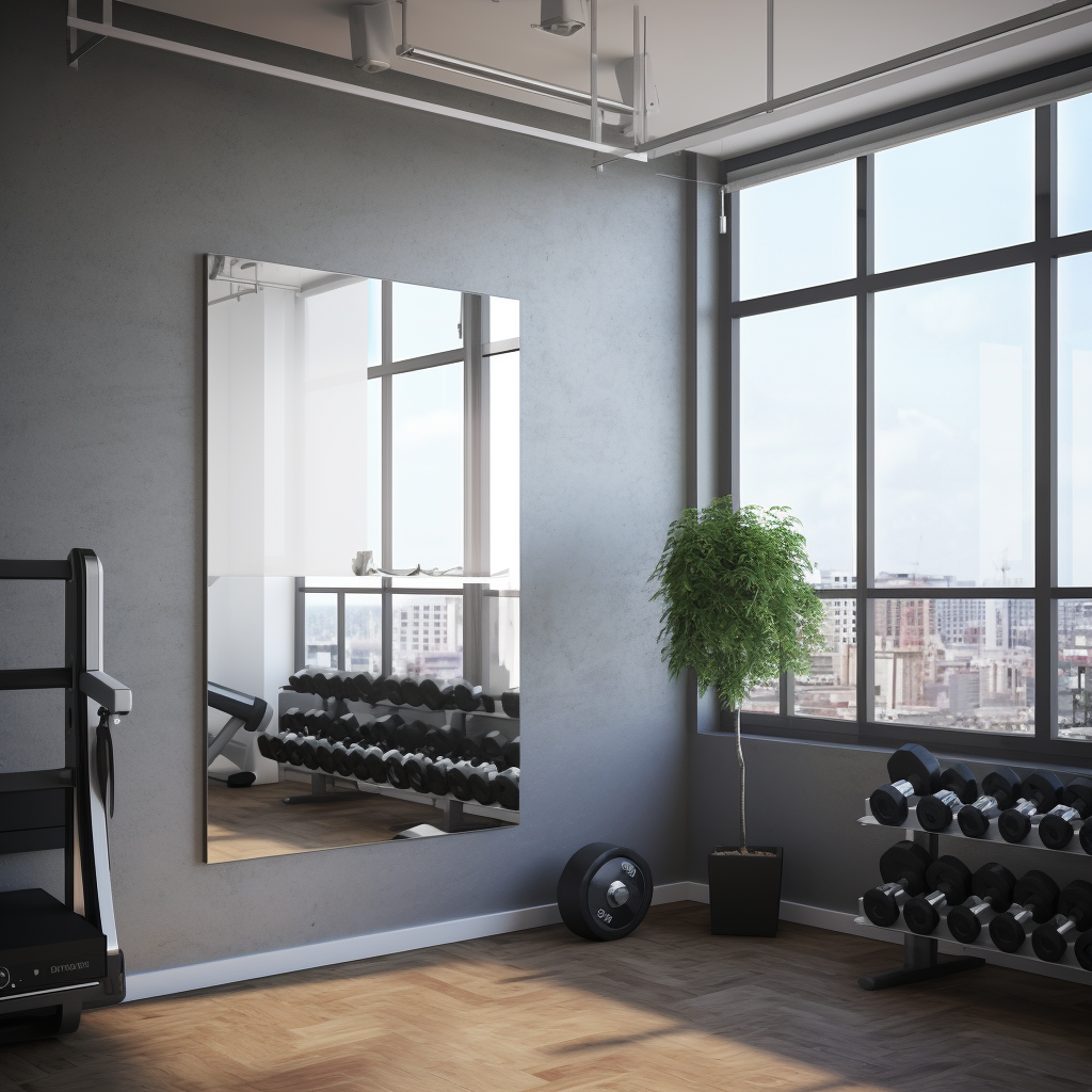 Gym mirror